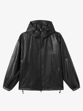 Shiny Functional Waterproof Hooded Jacket
